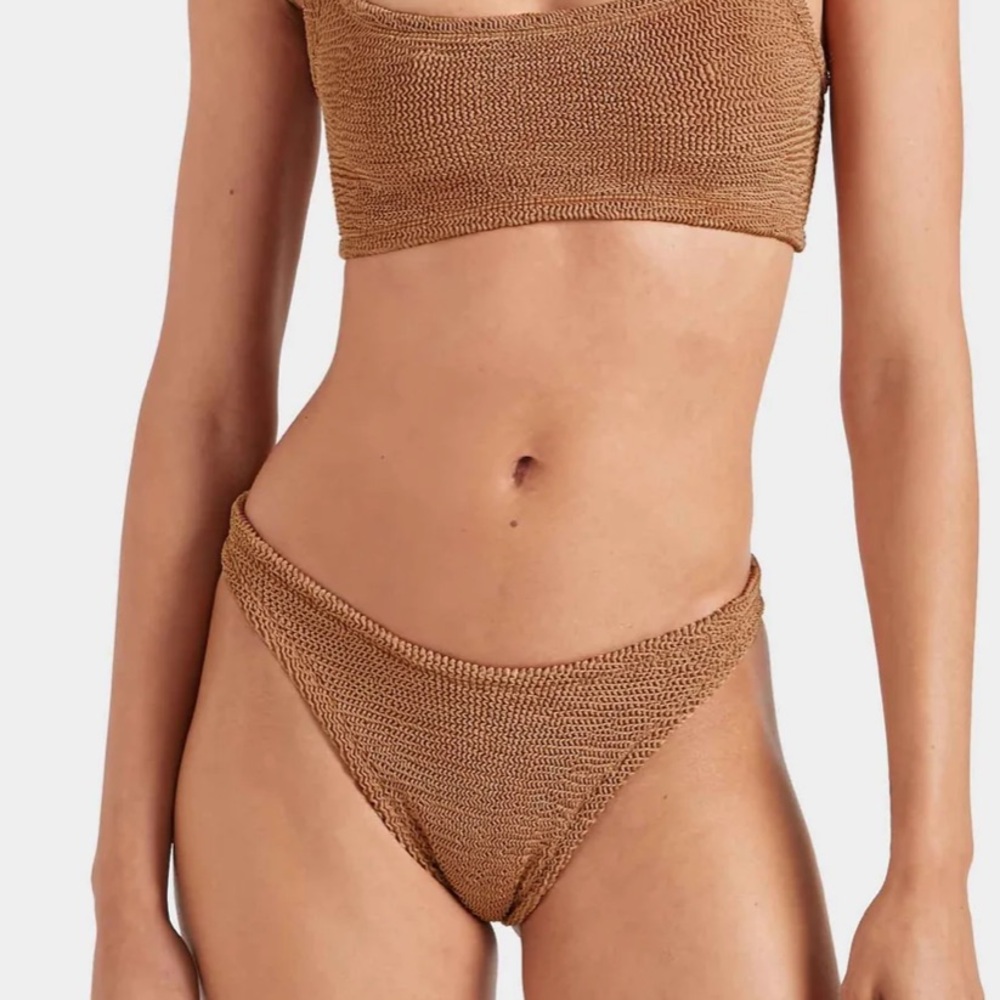 NWT Hunza G Brown Bikini bottom